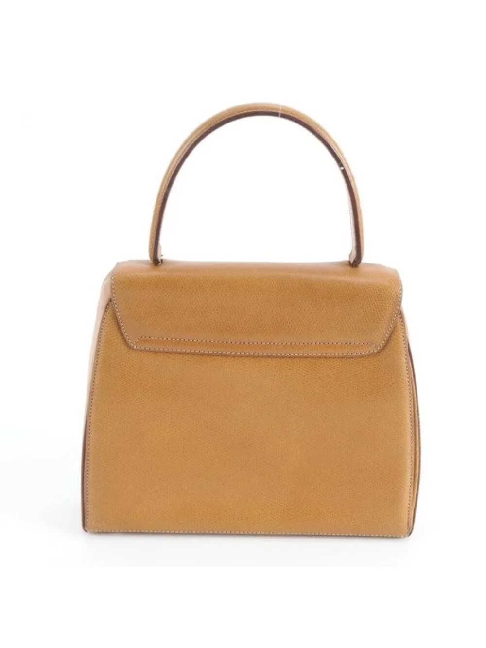 ★SOLD★ Celine Vintage Leather Handbag Tote Brown Ebm - Picture 3 of 9